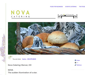 Spring logo, one of several seasonal logos created for Nova Denver Catering and Events that alternate as the header for this website built in 2012 on a custom Wordpress theme for use as a Content Managment System. Albums of photos and logo design by Steuart Bremner, several page and custom post templates, and web design by Terry Talty, Limitless Idea Project